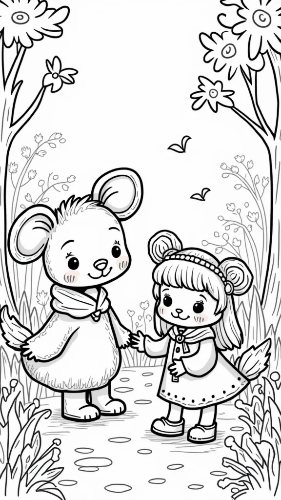 coloring pages of cuties